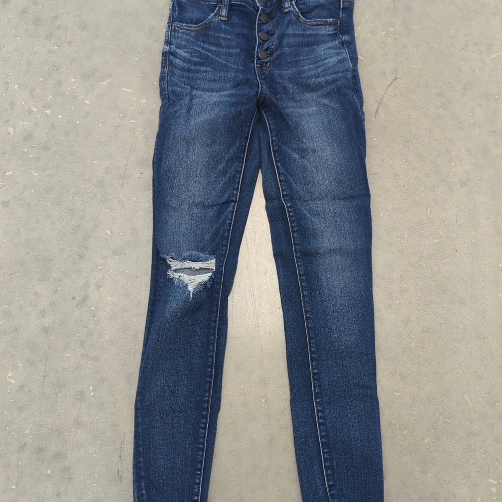 American Eagle Outfitters Dark Blue Skinny Jeans
